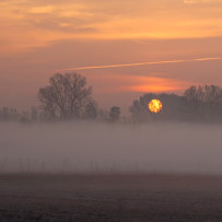 Novembre. Alba su Milano